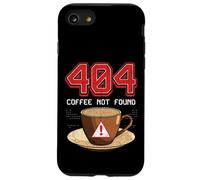 404 Café No Encontrado Divertido Programador Tecnología Meme Grunge Carcasa para iPhone SE (2020) / 7 / 8