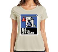 404 Dirndl Not Found Oktoberfest Wiesn - Camiseta para mujer, naturaleza, S