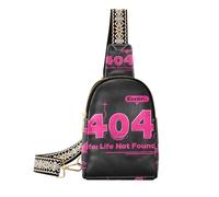 404 Error Life Not Found - Bolsas impermeables para hombre, mochila bandolera para viajes, No se encontró la vida útil del error 404, 1 size