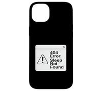 404 Error Sleep Not Found Funny Cansado Coder Design Carcasa para iPhone 14 Plus