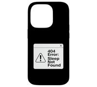404 Error Sleep Not Found Funny Cansado Coder Design Carcasa para iPhone 14 Pro
