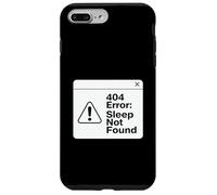 404 Error Sleep Not Found Funny Cansado Coder Design Carcasa para iPhone 7 Plus/8 Plus