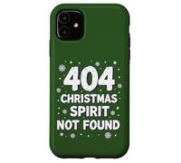 404 Espíritu navideño no Encontrado - Tech Holiday Humor Carcasa para iPhone 11