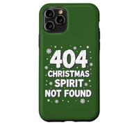 404 Espíritu navideño no Encontrado - Tech Holiday Humor Carcasa para iPhone 11 Pro