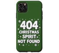 404 Espíritu navideño no Encontrado - Tech Holiday Humor Carcasa para iPhone 11 Pro MAX