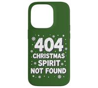 404 Espíritu navideño no Encontrado - Tech Holiday Humor Carcasa para iPhone 14 Pro