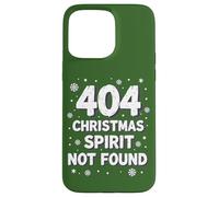 404 Espíritu navideño no Encontrado - Tech Holiday Humor Carcasa para iPhone 15 Pro MAX