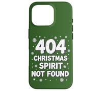 404 Espíritu navideño no Encontrado - Tech Holiday Humor Carcasa para iPhone 16 Pro