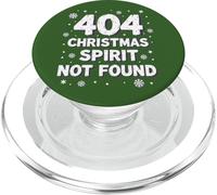 404 Espíritu navideño no Encontrado - Tech Holiday Humor PopSockets PopGrip para MagSafe