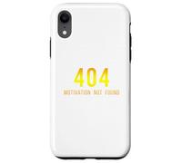 404 Motivación no encontrada a Juego BFF Chicas Hermana Gemela Hermana Carcasa para iPhone XR