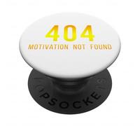404 Motivación no encontrada a Juego BFF Chicas Hermana Gemela Hermana PopSockets PopGrip Adhesivo