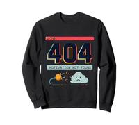 404 Motivación no encontrada Retro Internet Humor Sudadera