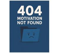 404: motivation not found: a funny programmer’s notebook for coders, caffeine addicts, and tech lovers - perfect for planning, debugging life, or pretending to be productive