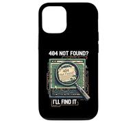 404 Not Found I'Ll Find It Coder Programmer Tech Humor Carcasa para iPhone 12/12 Pro