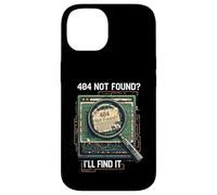 404 Not Found I'Ll Find It Coder Programmer Tech Humor Carcasa para iPhone 14