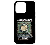 404 Not Found I'Ll Find It Coder Programmer Tech Humor Carcasa para iPhone 15 Pro MAX