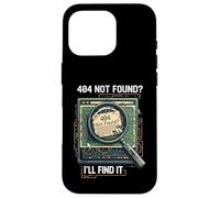 404 Not Found I'Ll Find It Coder Programmer Tech Humor Carcasa para iPhone 16 Pro
