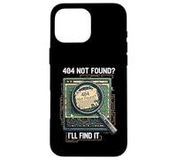 404 Not Found I'Ll Find It Coder Programmer Tech Humor Carcasa para iPhone 16 Pro MAX