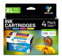 405XL Cartucho de Tinta para Epson 405 405XL Compatible Epson Workforce Pro WF-3820DWF WF-3825DWF WF-4820DWF WF-4825DWF WF-4830DTWF WF-7830DTWF WF-7835DTWF WF-7840DTWF (4 Pack)