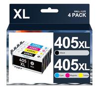 Tinta 405XL Compatible con Epson 405XL Cartuchos de Impresora para Epson Workforce Pro WF-3820DWF WF-3825DWF WF-4820DWF WF-4825DWF WF-4830DTWF WF-7830DTWF WF-7835DTWF WF-7840DTWF WF-7840DTWF