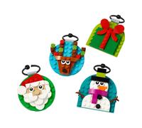 40744 Iconic Verschiedene Christbaumanhänger, Konstruktionsspielzeug