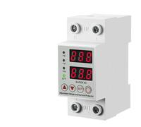 40A 63A 230V Din Rail Adjustable Over Voltage And Under Voltage Protective Device Protector Relay Over Current Protection Limit(40A)