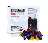 40C Series II - Tornillos para rack de servidores para raíles de 19", reemplazo perfecto de tuercas de jaula - 80 espárragos; 40 de cada tamaño/color