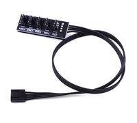 40Cm 1 una 5 4-Pin Molex TX4 PWM Fan CPU HUB Splitter PC Case Chasis Cooler Extension Cable Adapter Controller