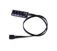 40Cm 1 una 5 4-Pin TX4 PWM Fan CPU HUB Splitter PC Case Chasis Cooler Extension Cable Adapter Controller