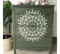 40cm Mandala Round Flower Lotus Plantilla Para Paredes Pintura De Mandala Grande Plantillas Grandes Marcos De Decoración Patrón De Muebles Las Semillas Decoración Suelo Patrones De Nicho De