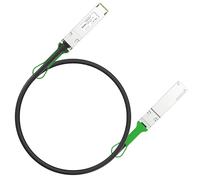 40G QSFP+ DAC Twinax, 40GBASE-CR4 Cable de cobre de conexión directa pasiva, 0,5 m (1,64 pies), para Cisco QSFP-H40G-CU50CM, Meraki MA-CBL-40G-50CM, Intel XLDACBL05, Mikrotik, Netgear, TP-Link, D-Link