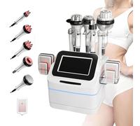 40k Máquina de Adelgazamiento Masajeador Anticelulítico 6 en 1 Máquina de Cavitación y Radiofrecuencia Dispositivo Belleza para Adelgazar y Quemar Grasa Moldeadora Corporal para Brazo Cintura Vientre