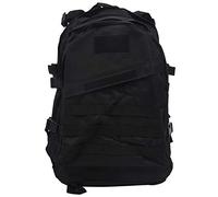 40L 600D impermeable Oxford tela mochila mochila camuflaje deportes viajes senderismo bolsa negro, Black, Talla única, Mochilas rucksack