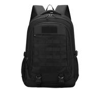 40L Aire Libre Mochila Táctica Mochilas Negra Senderismo Bolso,Negro | Sistema Molle,Aire libre,Moto,Militar,Viajes,Senderismo,Camping, Nylon 600D,54 x 34 x 25 cm,Correas ajustables,700 g