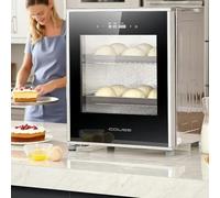 40L Electric Dough Proofer con Temperatura y Control de Humedad, Caja compacta de fermentación de Pan para Sourdough, Yogurt, Pizza, Curing de jabón, 20-50oC, 60-90% RH