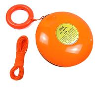 40m Cuerda de rescate disco con resistencia 150kg, anillo de flotación naranja de alta visibilidad para kayak, paseo en bote.El diseño fácil del agarre asegura un tiro seguro de hasta 164 pies.