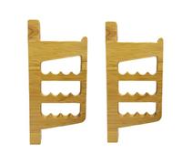 40MAX Soporte Colgante de Pared de Tiro con Arco, Soporte de Arco y Soporte de Flecha, Soporte Colgante de Pared de Arco para Almacenamiento de Arco Largo Tradicional - (Material de Roble)