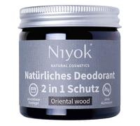 40ml Niyok Crema desodorante antitranspirante 2 en 1 - Madera oriental