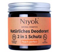 40ml Niyok Crema desodorante antitranspirante 2 en 1 - Melocotón perfecto