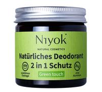 40ml Niyok Crema desodorante antitranspirante 2 en 1 - Toque verde