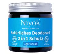 40ml Niyok Desodorante en crema 2 en 1 antitranspirante - Light ocean