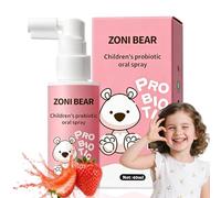 40ml Spray Bucal Apto para Niños de 2 a 12 años, Ambientador para el mal Aliento, Sabor a Fruta Espray Bucal, Spray Cuidado Cavidad Oral Refrescante Aliento, Portable FáCil (Sabor a Fresa)