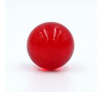 40mm bola de cristal de cuarzo esfera de cristal pisapapeles manualidades hogar boda decoración adornos lente accesorios de fotografía-red_40mm