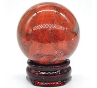 40MM piedras preciosas naturales bolas cristales decoración del hogar piedras de chakra esfera rocas-jaspe rojo