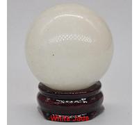 40MM piedras preciosas naturales bolas de cristales decoración del hogar piedras de chakra esfera rocas-jade blanco