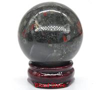 40MM piedras preciosas naturales bolas de cristales decoración del hogar piedras de Chakra esfera rocas-piedra de sangre