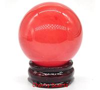 40MM Piedras preciosas naturales Cristales de bolas Decoración del hogar Piedras de chakra Esfera Rocas-Cuarzo cereza