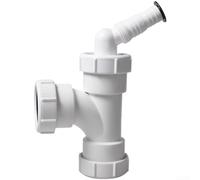 40Mm PVC Tee Connector Plastic Pipe Fittings Anti-Desprendimiento a prueba de fugas para la extensión del sistema de drenaje del cuarto de baño
