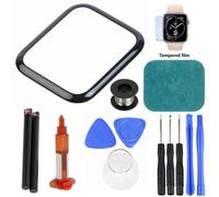 (40mm Series 4) Naievear Front Glass Lens Replacement Screen Repair Kit For Apple Watch 2/3/4/5/6 Series