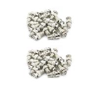 40Pcs BNC Macho Enchufe Una F Hembra Jack Adaptador Coaxial Conector Acoplador Adaptadores Cámara CCTV (20 Piezas)